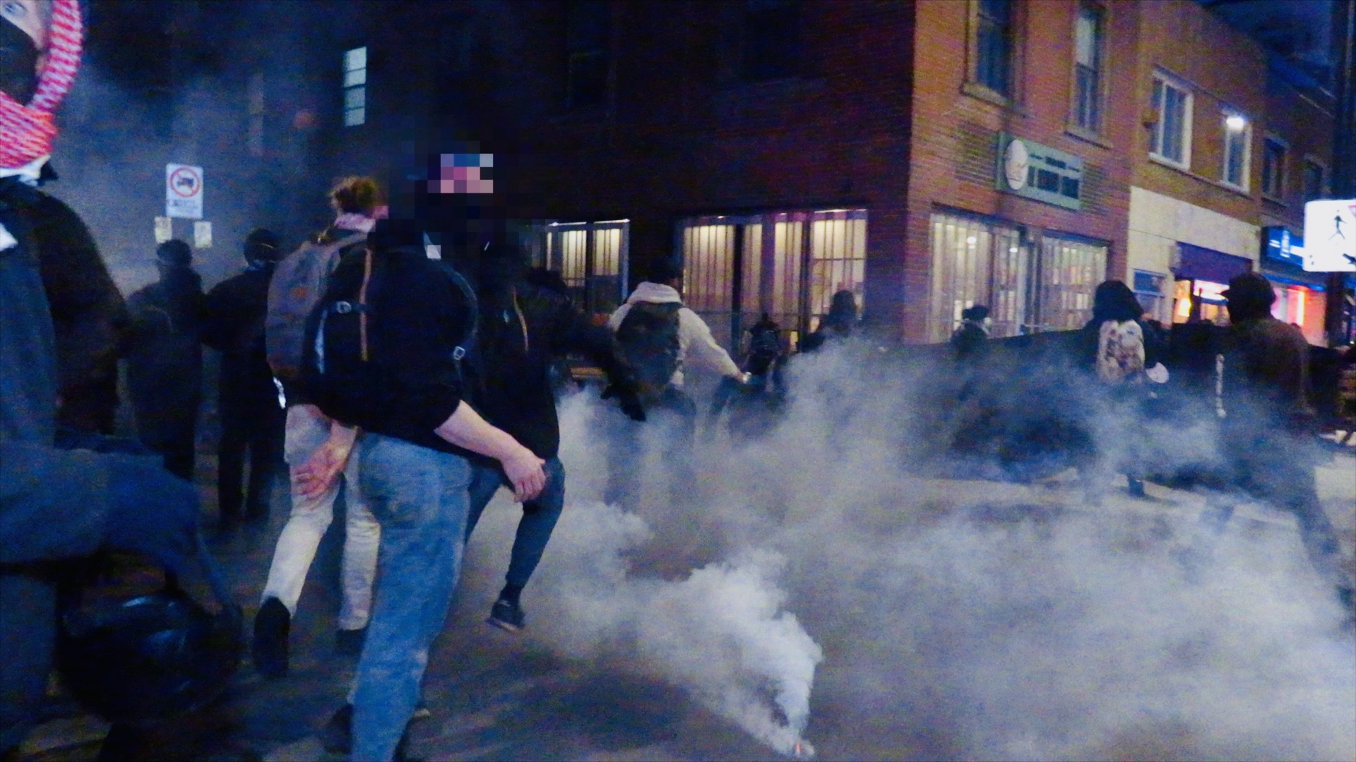 May Day protesters tear gassed