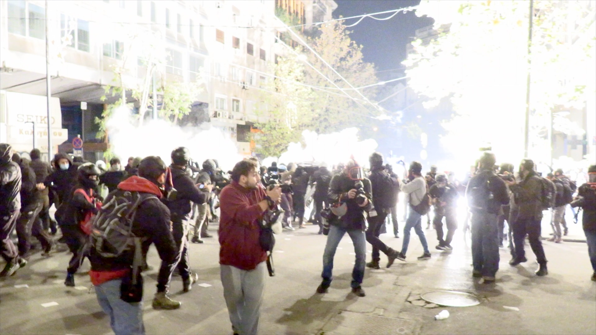Riot police disperse Alexis Grigoropoulos memorial march